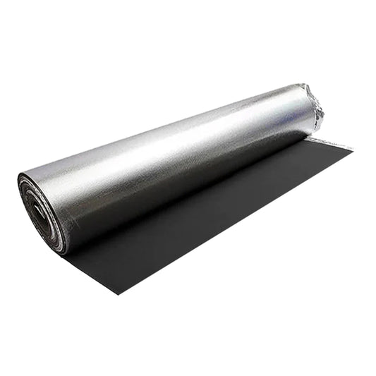 Premium Plus 3 mm T 120 mil Acoustic Underlayment with Silver Foil for Laminate Floor