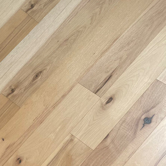 Natural Hickory 7/16 in. T x 5 in. W Wire Brushed Engineered Hardwood Flooring (22.60 sq. ft./case)