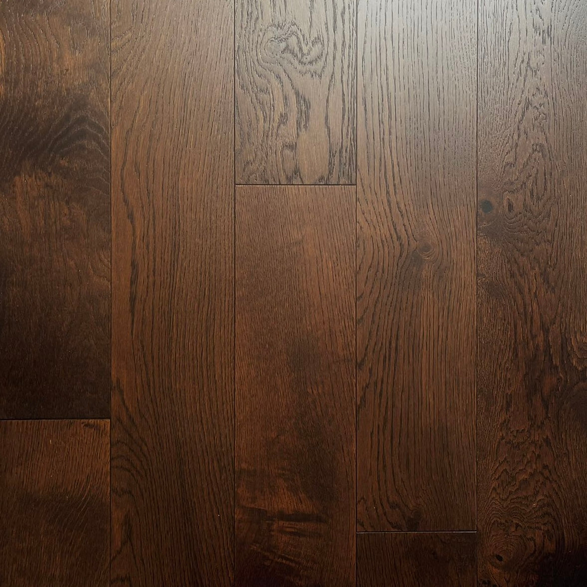 Wine Cellar Barrel Brown Oak 3/8 in. T x 6.5 in. W Wire Brushed Engineered Hardwood Flooring (31.97 sq. ft./case)