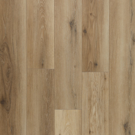 Mansion Honey Oak EIR 12 mm T x 7.7 in. W Uniclic HDF AC4 Waterproof Laminate Wood Flooring (15.9 sq. ft./Case)