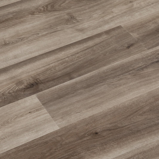 Silverlake 5mm/20mil Brown Oak Waterproof Click Lock Luxury Vinyl Plank Flooring - 7.1 in. W x 48 in. L