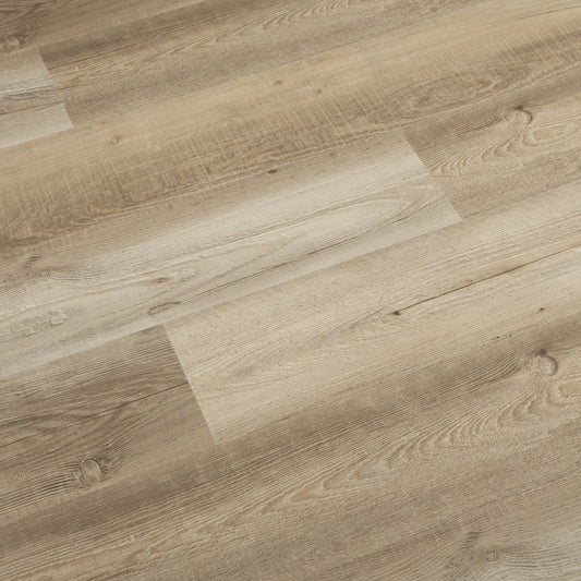Silverlake 5mm/20mil Yellow Stone Pine Waterproof Click Lock Luxury Vinyl Plank Flooring - 7.1 in. W x 48 in. L