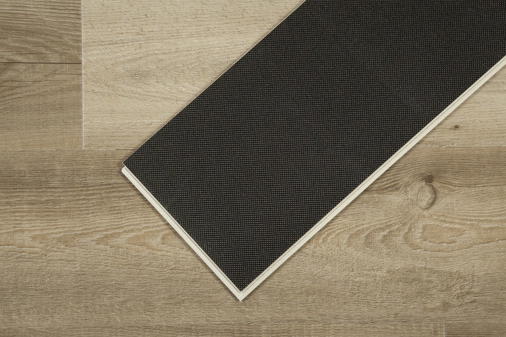 Silverlake 5mm/20mil Yellow Stone Pine Waterproof Click Lock Luxury Vinyl Plank Flooring - 7.1 in. W x 48 in. L