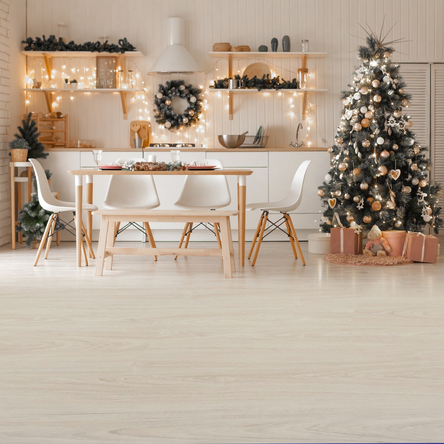 Flush Stair Nose 95" Atlanta White Oak