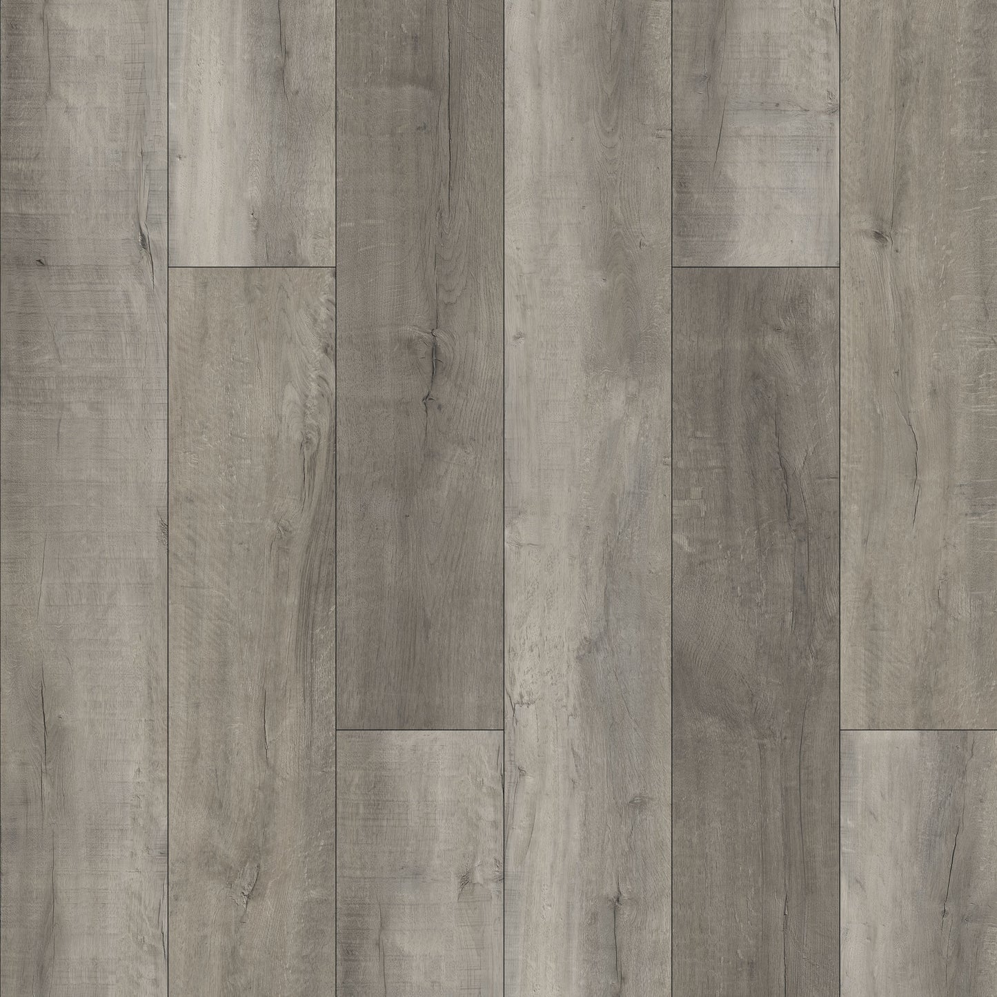 Payson Grey Oak 2mm/12 MIL x 7 in. W x 48 in. L Water Resistant Glue Down Vinyl Tile Flooring (46.67 sq. ft./Case)