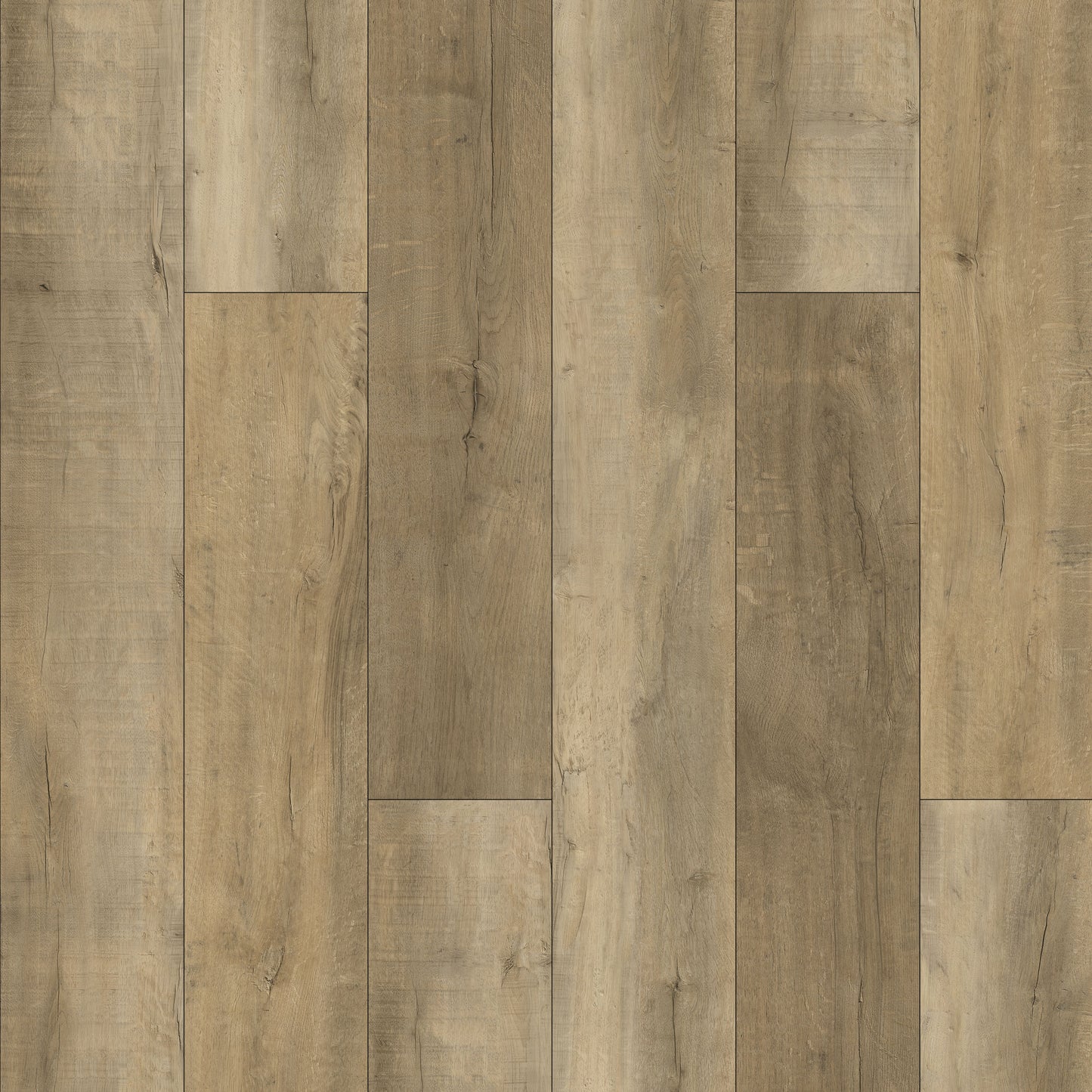 Payson Oak 2mm/12 MIL x 7 in. W x 48 in. L Water Resistant Glue Down Vinyl Tile Flooring (46.67 sq. ft./Case)