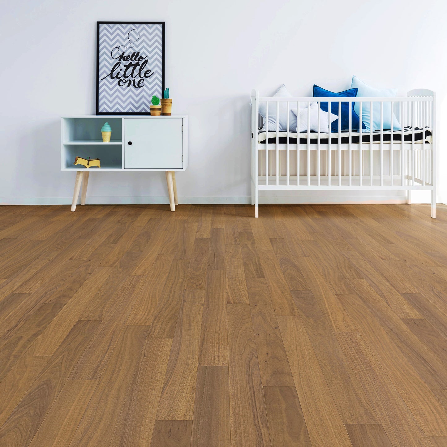 Marseilla Walnut 1/2 in. T x 5 in. W Tongue and Groove Smooth Texture Engineered Hardwood Flooring (26.25 sq. ft./Case)