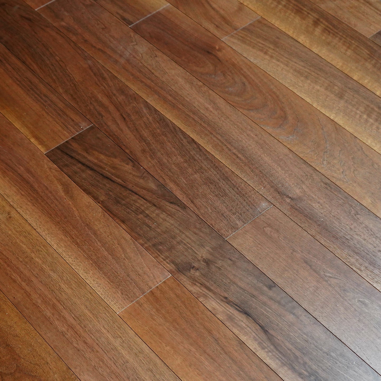 Muenchen Walnut 1/2 in. T x 5 in. W Tongue and Groove Smooth Texture Engineered Hardwood Flooring (26.25 sq. ft./Case)