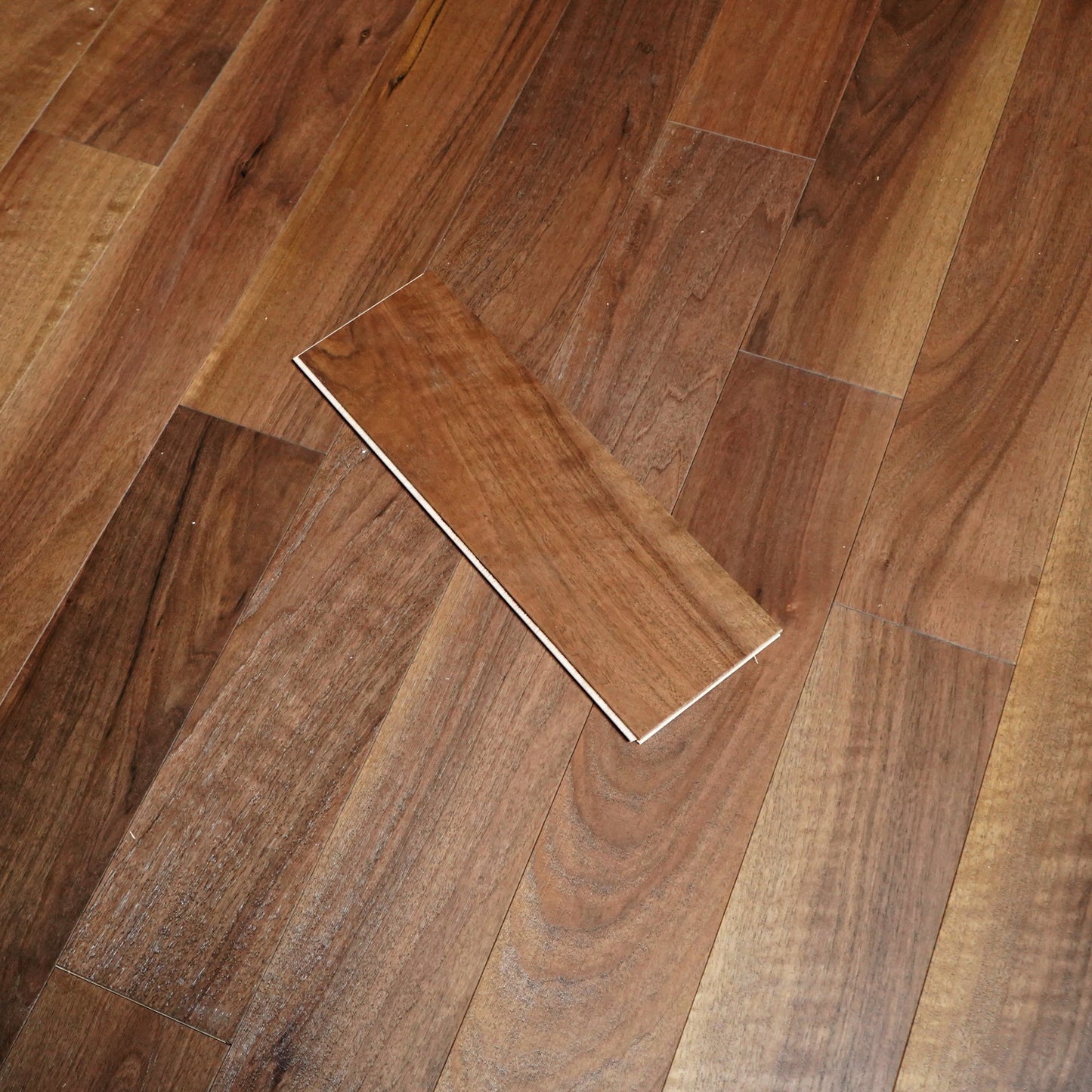 Muenchen Walnut 1/2 in. T x 5 in. W Tongue and Groove Smooth Texture Engineered Hardwood Flooring (26.25 sq. ft./Case)