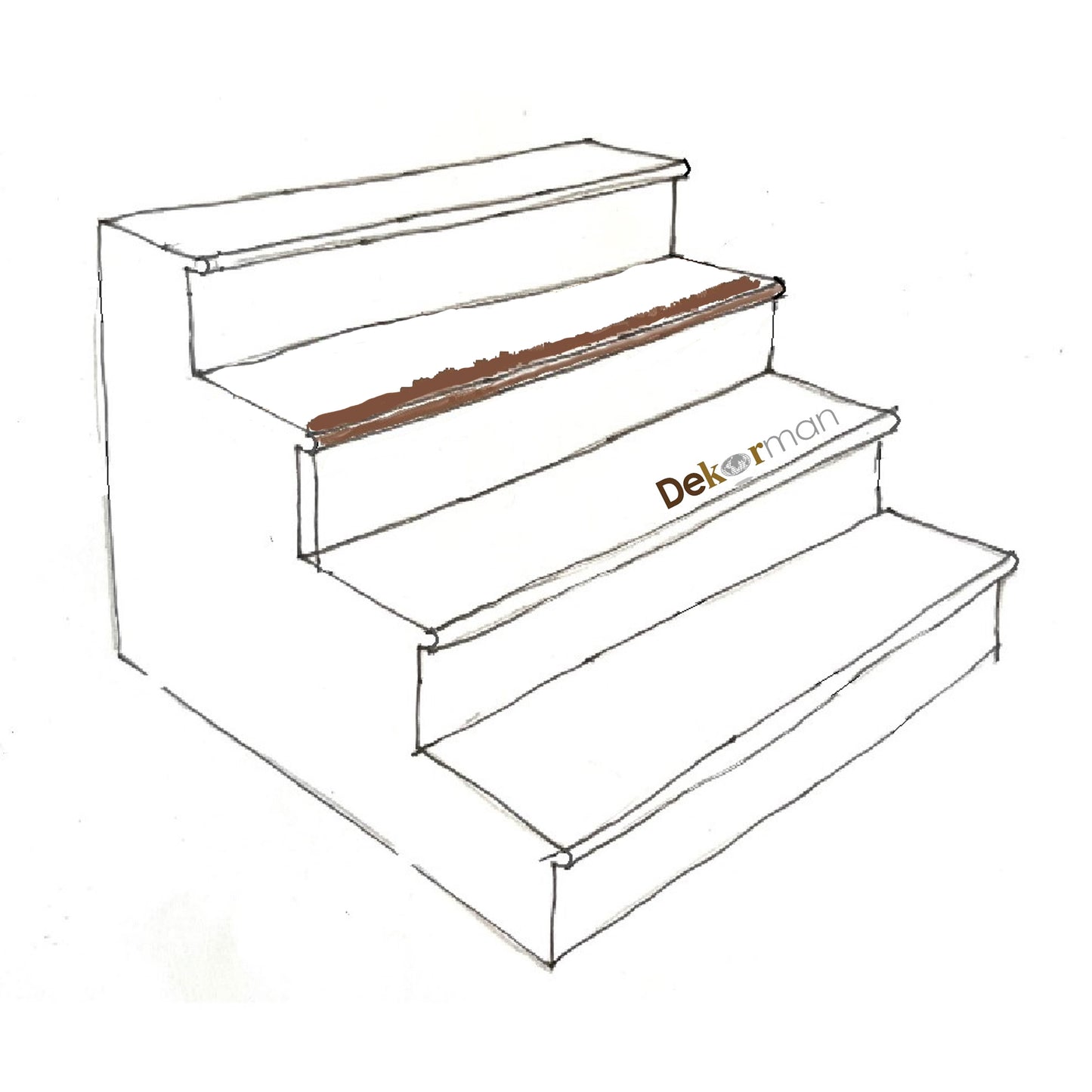 Flush Stair Nose 95" European Oak