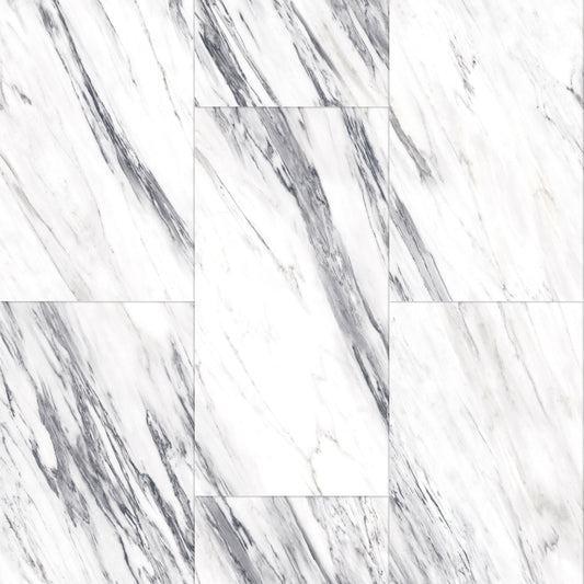 Origin Ragosa Milk 5mm/12mil x 12 in. W x 24 in. L Waterproof Click Lock Vinyl Tile Flooring (19.62 sq. sf/case)