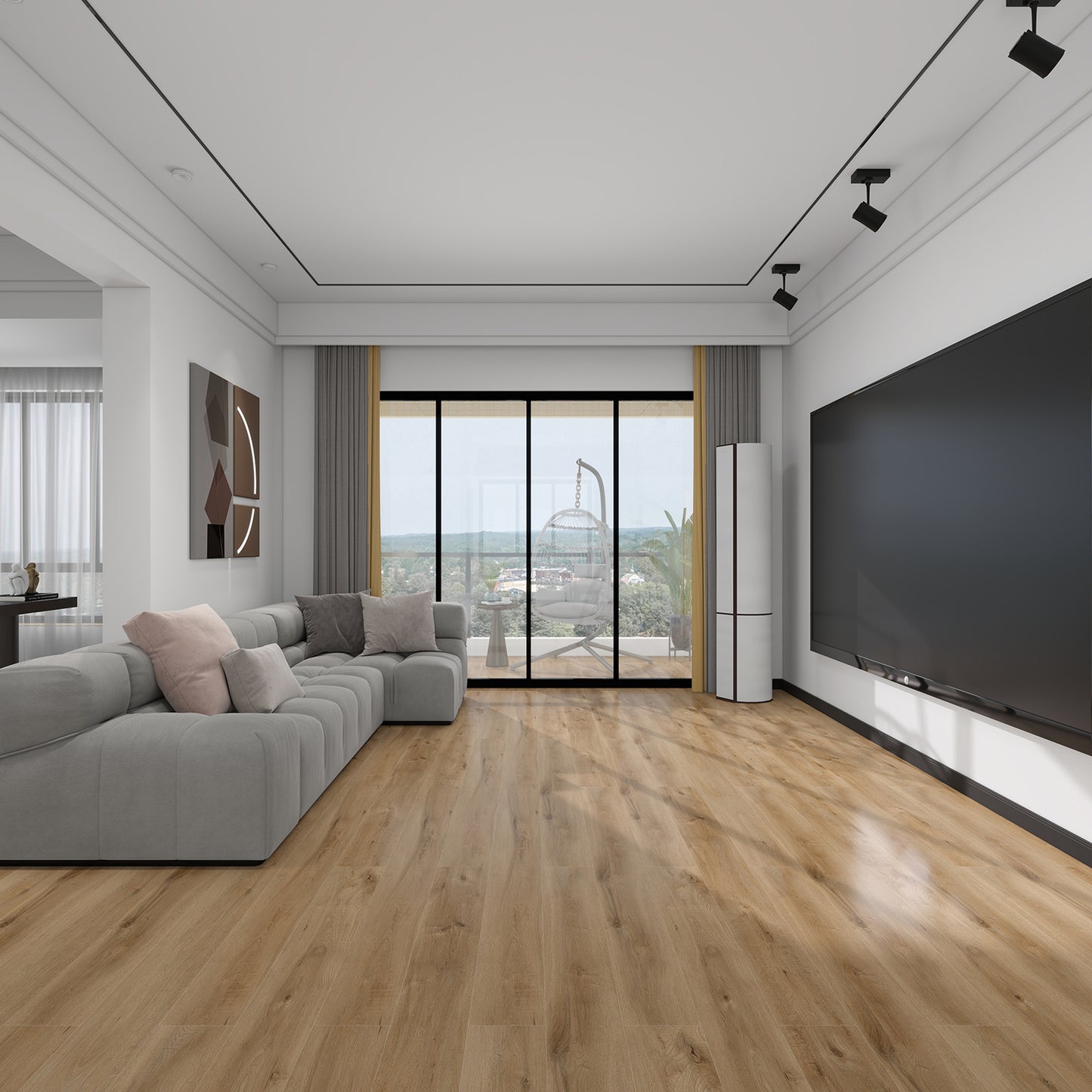 Madison 10mm/20mil Highland Oak Waterproof Click Lock Luxury Vinyl Plank Flooring - 9 in. W x 60 in. L x 10mm T (22.4 sq. ft./case)