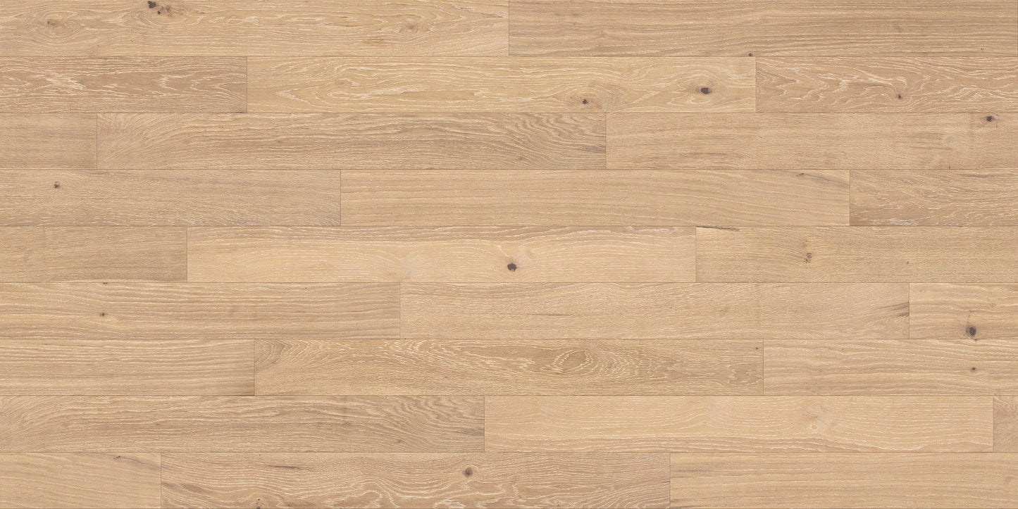 Yosemite Oak 1/2 in. T x 5 in. W Tongue and Groove Wire Brushed Engineered Hardwood Flooring (26.25 sq. ft/Case)