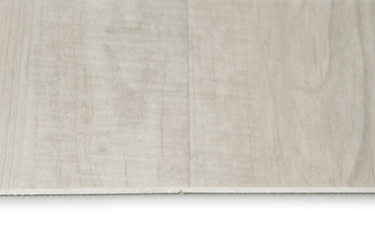 Silverlake 5mm/20mil Creamy Elm Waterproof Click Lock Luxury Vinyl Plank Flooring - 7.1 in. W x 48 in. L
