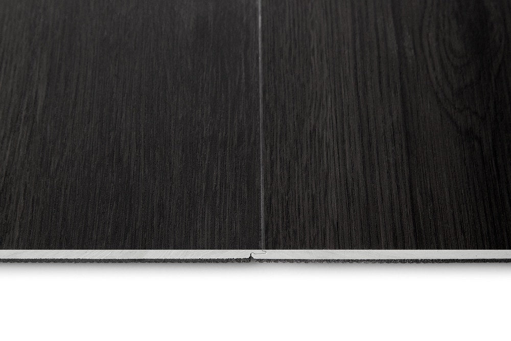 Madison 8mm/28mil Noble Black Oak Waterproof Click Lock Luxury Vinyl Plank Flooring - 9 in. W x 60 in. L  (22.4 sqft/case)