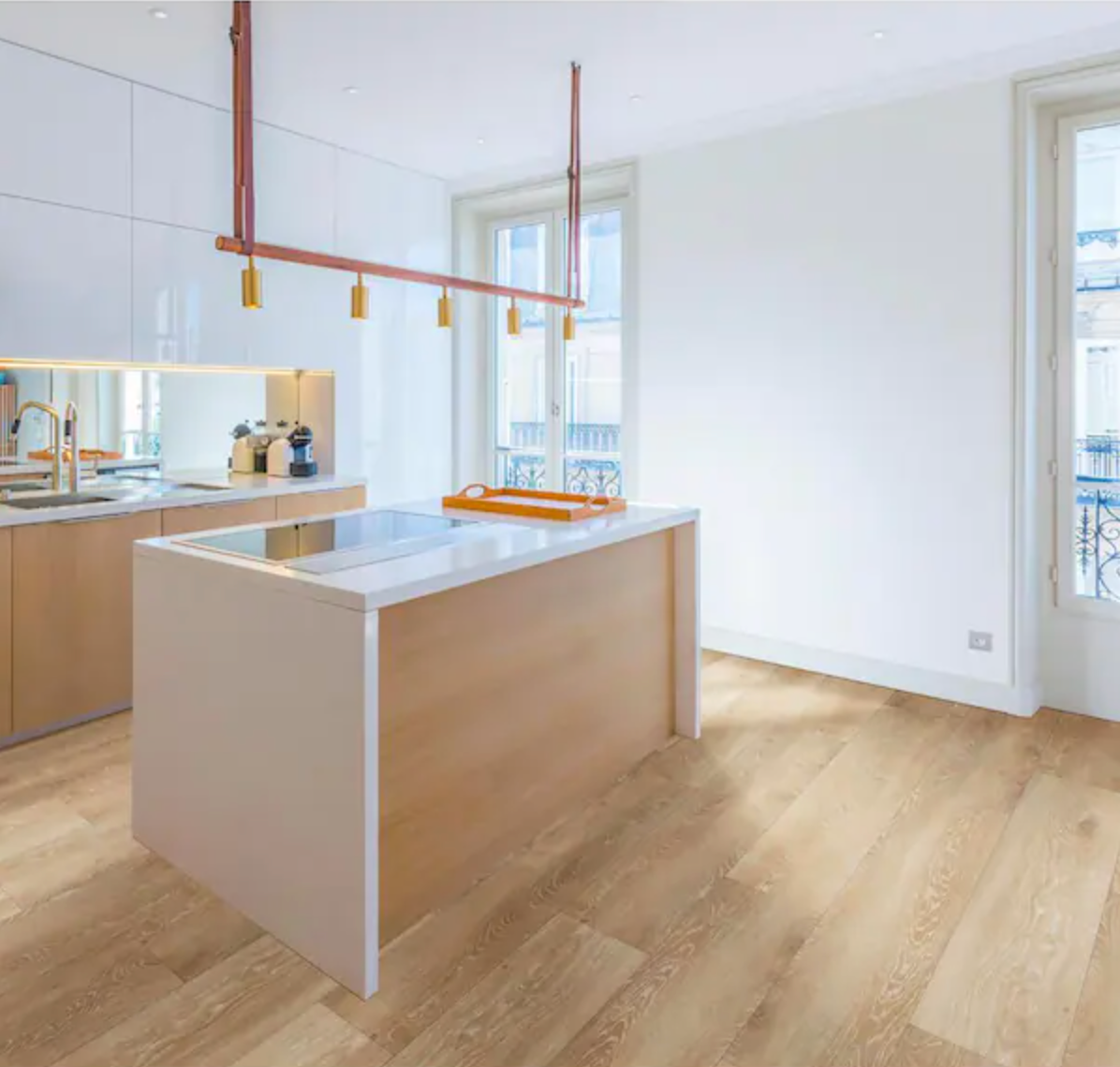 Oceanic Waterproof Click Lock Luxury Vinyl Plank Flooring - 9 in. W