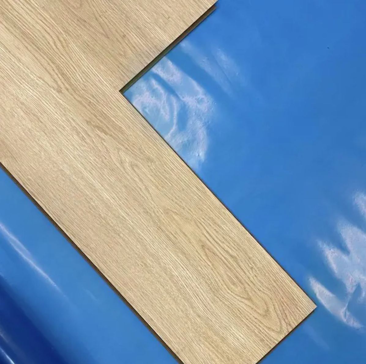 Blue Polyethylene Moisture Barrier and Vapor Barrier Underlayment 6mil Thickness