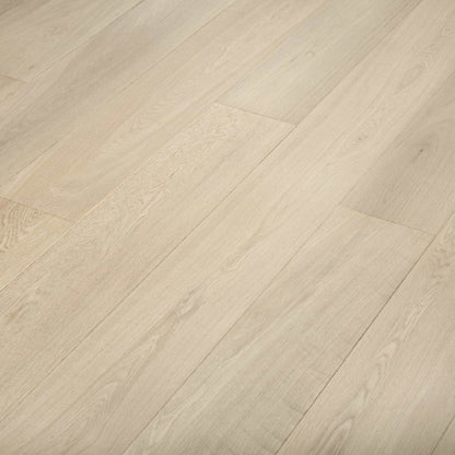 Polaris White European Oak 4mm Veneer 5/8″T x 7.5"W  Engineered Hardwood Flooring (31.58 sq.ft/case)