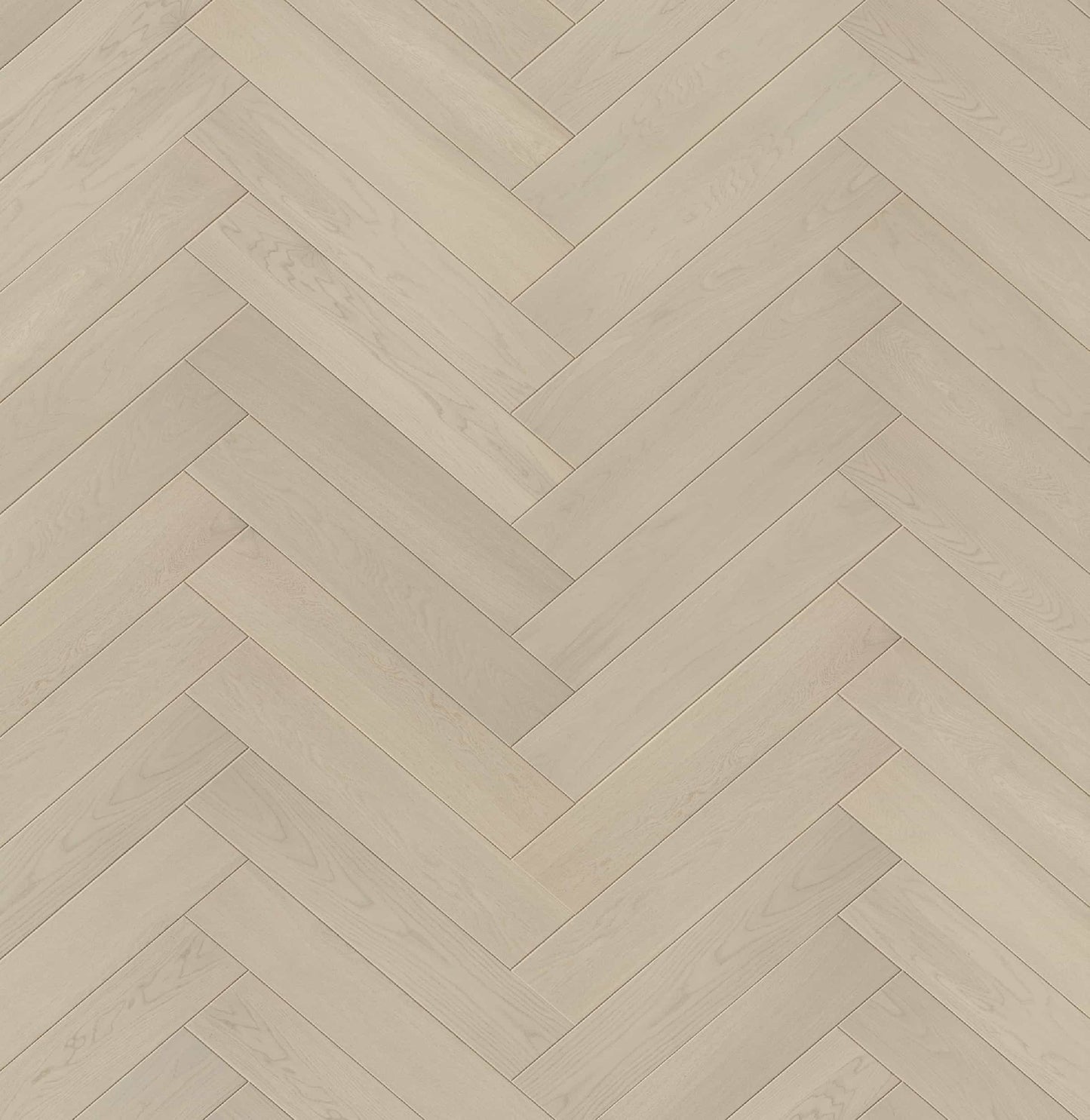 Polaris White European Oak Herringbone 3mm Veneer 5/8″T x 5.83"W  Engineered Hardwood Flooring (11.63 sq.ft/case)