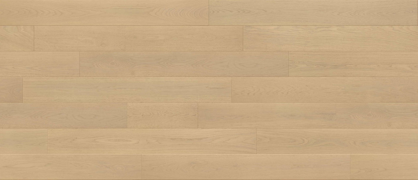 Polaris White Pro Select European Oak 4mm Veneer 3/4″T x 7.5"W  Engineered Hardwood Flooring (23.32 sq.ft/case)