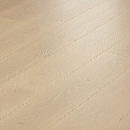 Polaris White Pro Select European Oak 4mm Veneer 3/4″T x 7.5"W  Engineered Hardwood Flooring (23.32 sq.ft/case)