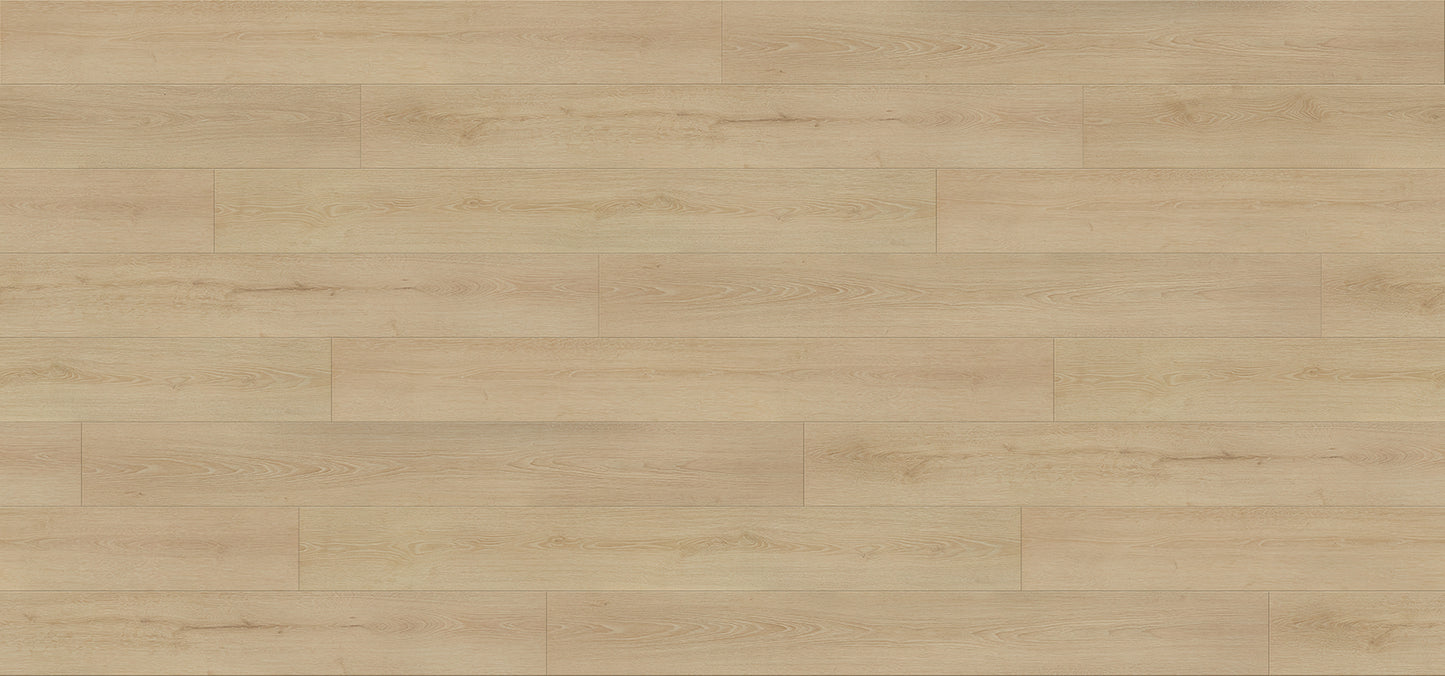 Oakverse Lyra Oak EIR 12 mm T x 9.3" W Uniclic HDF AC5 EIR Waterproof Laminate Wood Flooring (23.32 sq. ft./case)