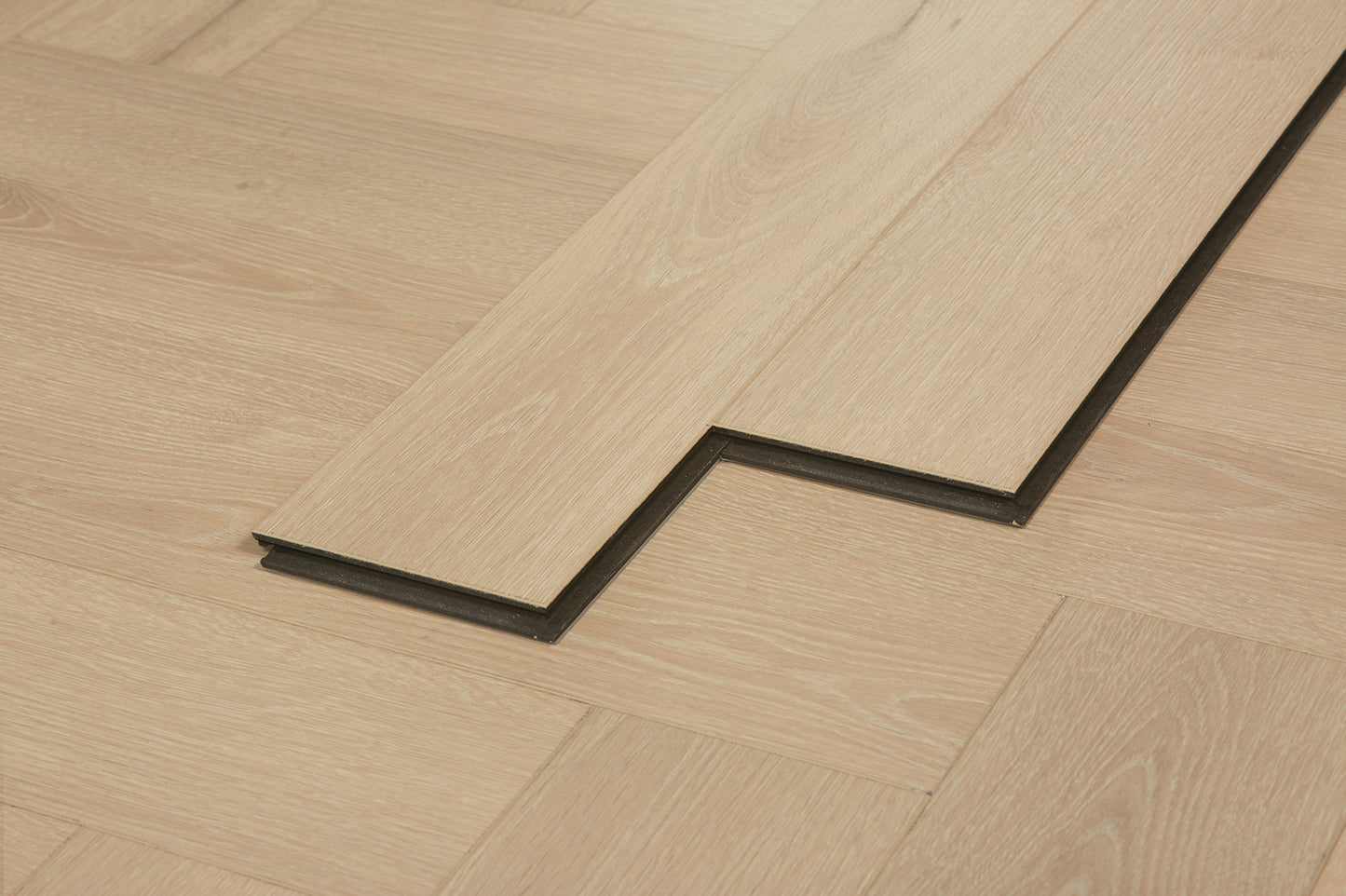 Oakverse Herringbone Lyra Oak EIR 12 mm T x 5" W Uniclic HDF AC5 EIR Waterproof Laminate Wood Flooring (17.38 sq. ft./case)