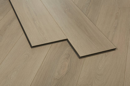 Oakverse Atlas Oak EIR 12 mm T x 9.3" W Uniclic HDF AC5 EIR Waterproof Laminate Wood Flooring (23.32 sq. ft./case)