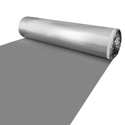 Premium Silver EVA Foam Underlayment 3 mm T x 3.3 ft. W x 61 ft. Length (200 sq. ft. / roll)