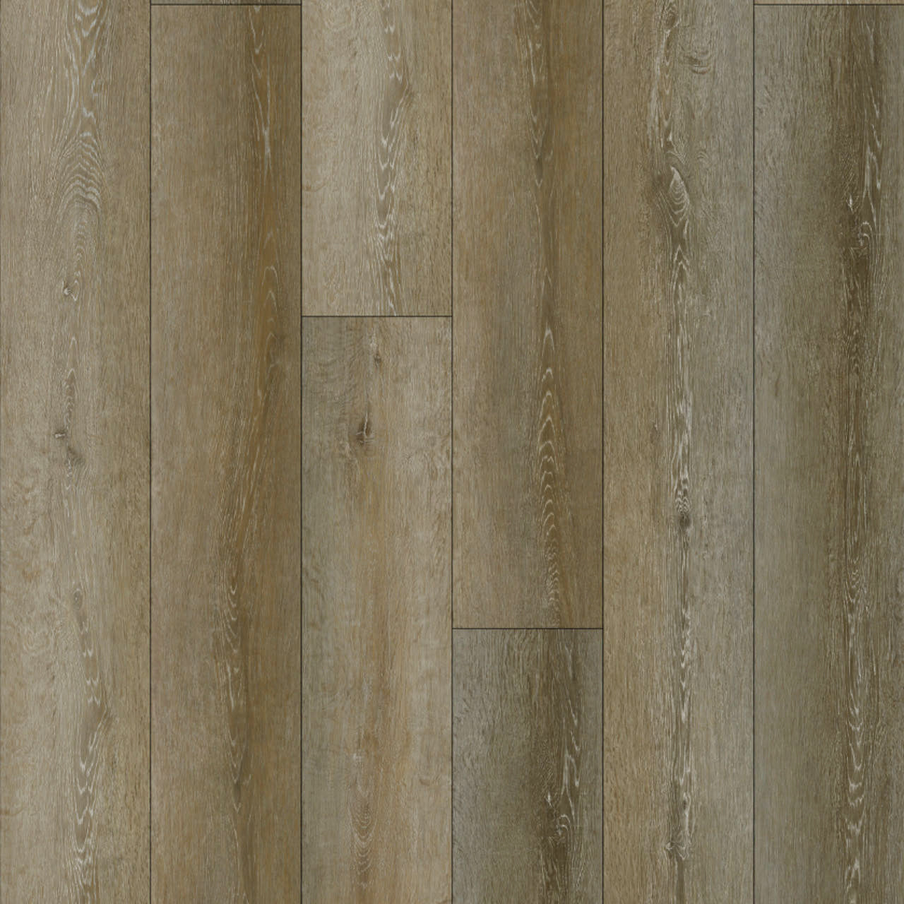 Olive Oak 20 MIL x 7.1 in. W x 48 in. L Click Lock Waterproof Luxury Vinyl Plank Flooring (18.9 sq. ft/case)