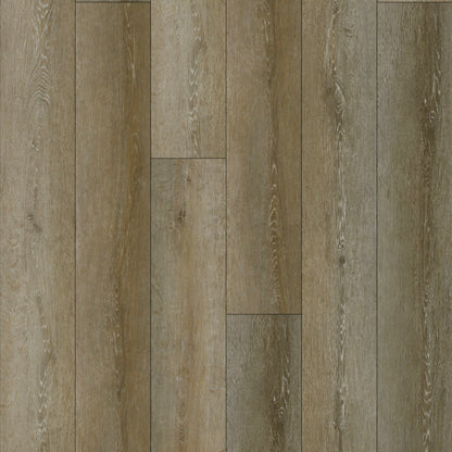 Olive Oak 20 MIL x 7.1 in. W x 48 in. L Click Lock Waterproof Luxury Vinyl Plank Flooring (18.9 sq. ft/case)