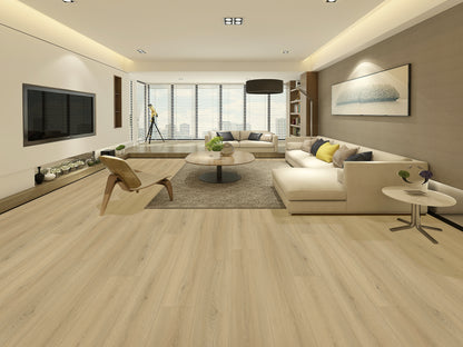 Mansion Aspen Oak EIR 12 mm T x 9.3" W Uniclic HDF AC5 Waterproof Laminate Wood Flooring (23.31 sq. ft./case)