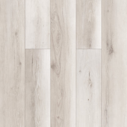 Mansion Snow Creek EIR 12 mm T x 7.7 in. W Uniclic HDF AC4 Waterproof Laminate Wood Flooring (15.9 sq. ft./Case)