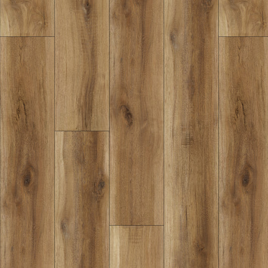 Vista Ghana Pecan Waterproof Click Lock Vinyl Plank Flooring - 7.1 in. W x 48 in. L x 6 mm T