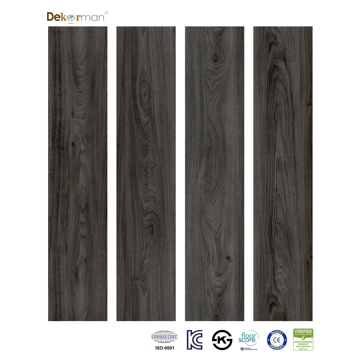 Gauntlet Gray 20 mil x 9 in. W x 48 in. L Water Resistant Loose Lay Luxury Vinyl Plank Flooring (24 sq.ft./case)