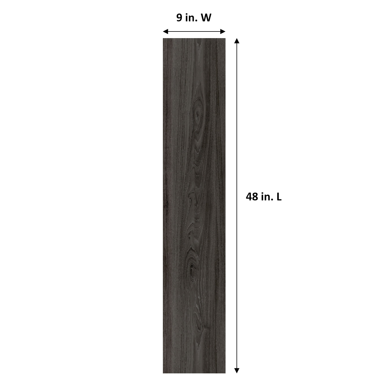 Gauntlet Gray 20 mil x 9 in. W x 48 in. L Water Resistant Loose Lay Luxury Vinyl Plank Flooring (24 sq.ft./case)