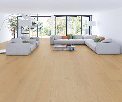Lakeview Victoria Oak 1/2" T x 9.5" W Tongue and Groove Wire Brushed Engineered Hardwood Flooring (34.1 sq. ft. / case)