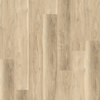 Route66 8mm/22mil Newland Hickory 9 in. W x 60 in L. Click Lock Waterproof SPC Vinyl Planks Flooring (18.75 sq.ft/case)