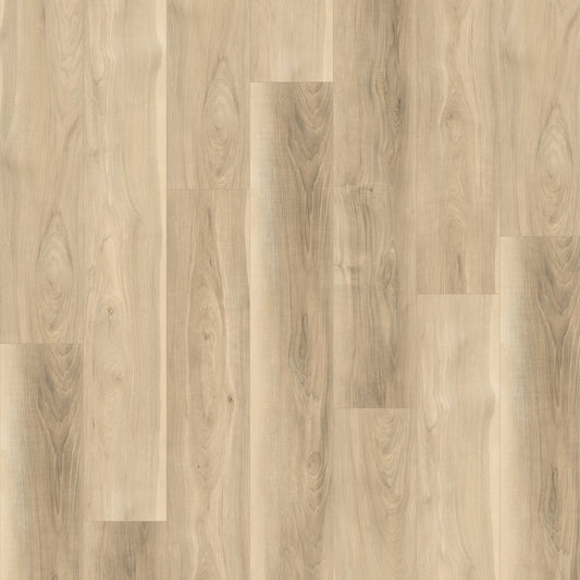 Route66 8mm/22mil Newland Hickory 9 in. W x 60 in L. Click Lock Waterproof SPC Vinyl Planks Flooring (18.75 sq.ft/case)