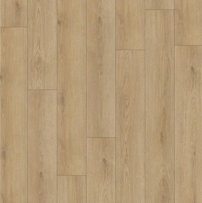 McCall Oak 20 MIL x 7 in. W x 48 in. L Water Resistant Glue Down Vinyl Tile Flooring (35 sq. ft./Case)