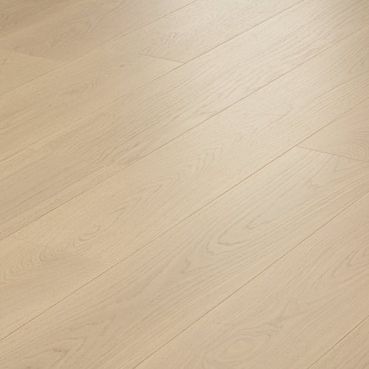 Polaris White Plus European Oak 4mm Veneer 5/8″T x 9.5"W  Engineered Hardwood Flooring (34.1 sq.ft/case)