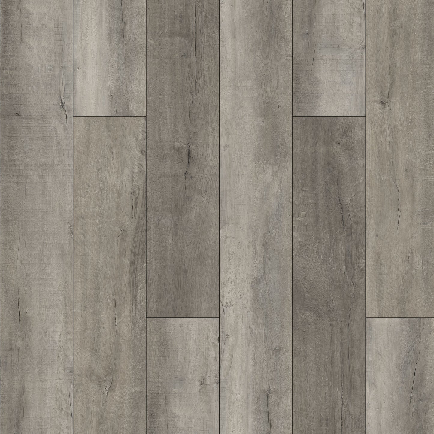 Payson Grey Oak 20 MIL x 7 in. W x 48 in. L Water Resistant Glue Down Vinyl Tile Flooring (35 sq. ft./Case)