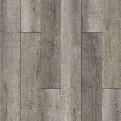 Payson Grey Oak 20 MIL x 7 in. W x 48 in. L Water Resistant Glue Down Vinyl Tile Flooring (35 sq. ft./Case)