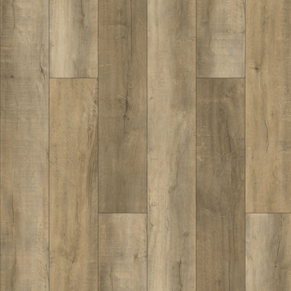 Payson Oak 20 MIL x 7 in. W x 48 in. L Water Resistant Glue Down Vinyl Tile Flooring (35 sq. ft./Case)