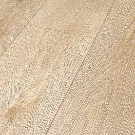 Mansion Ecru Oak EIR 12 mm T x 9.3" W Uniclic HDF AC5 Waterproof Laminate Wood Flooring (23.31 sq. ft./case)