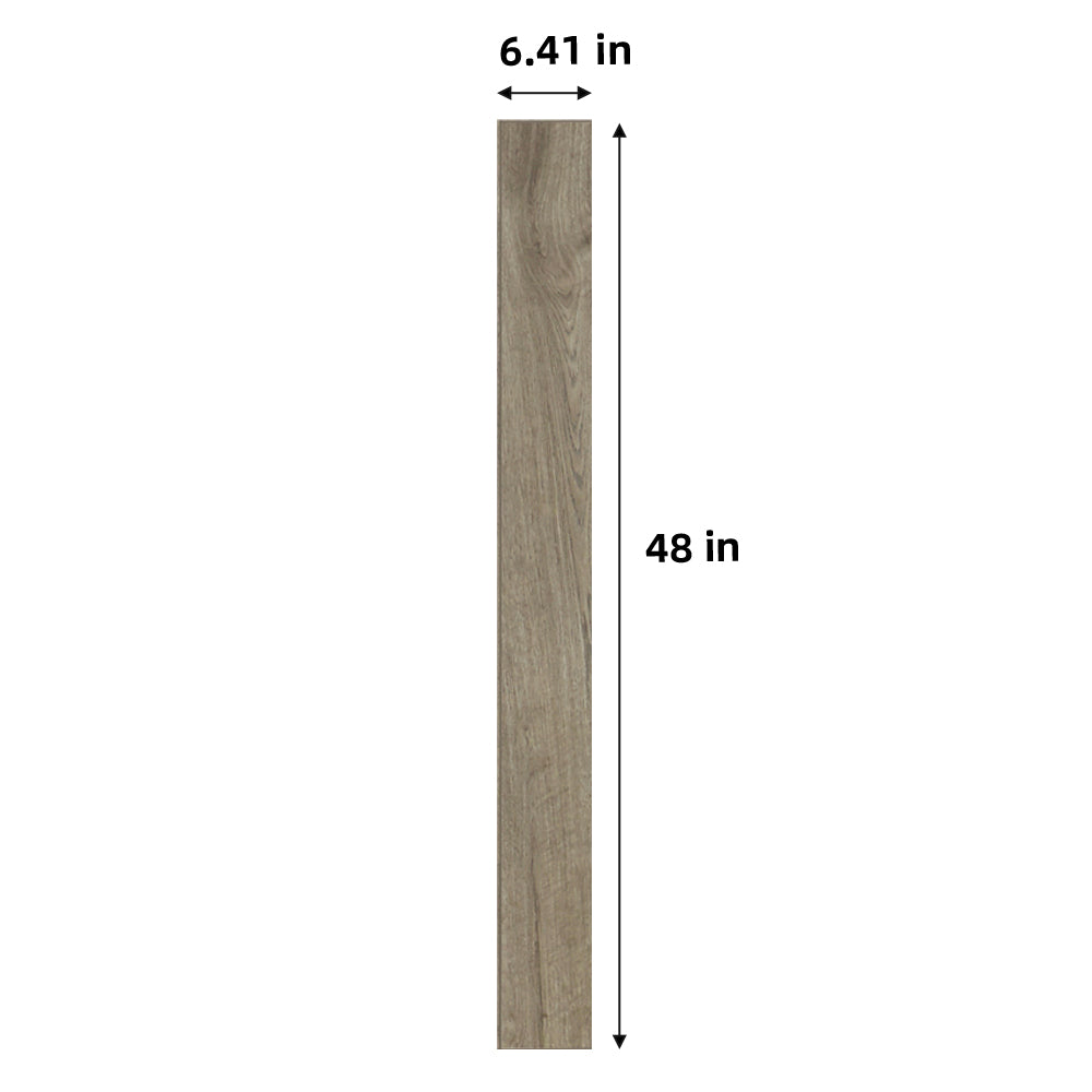 Proteco+ Natural Gray Oak 12 mm T x 6.41 in. W Uniclic HDF AC4 Waterproof Laminate Wood Flooring (21.2 sq. ft./case)