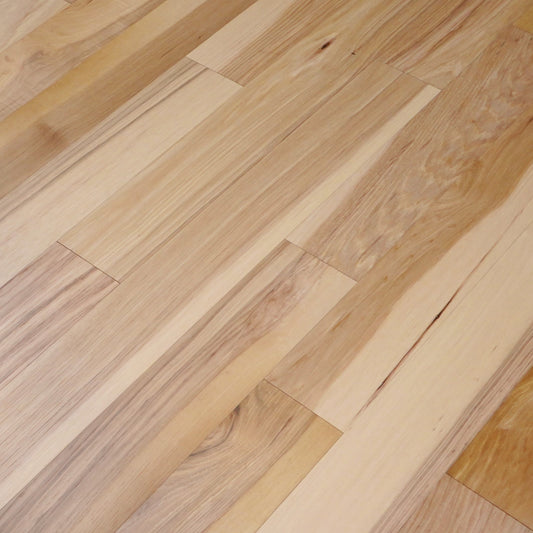 Natural Hickory 1/2 in. T x 5 in. W Tongue and Groove Wire Brushed Engineered Hardwood Flooring (26.25 sq. ft./Case)