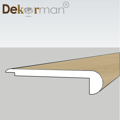 Flush Stair Nose 95" Aspen Oak