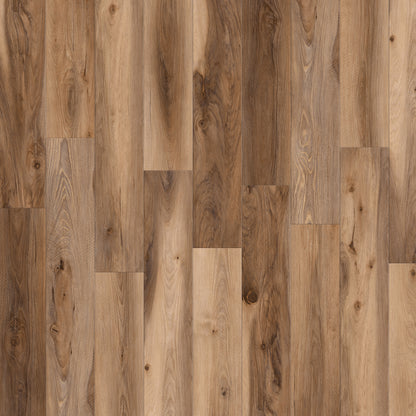 TwinsVista AB Pattern Grand Canyon Hickory 8mm/22 MIL x 9 in. W x 60 in. L Click Lock Waterproof WPC Luxury Vinyl Flooring (29.92 sq.ft./case)