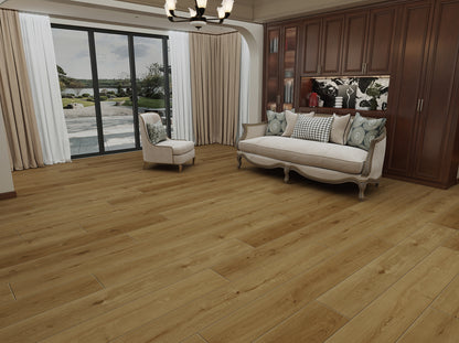 TwinsVista AB Pattern Napa Oak 8mm/22 MIL x 9 in. W x 72 in. L Click Lock Waterproof WPC Luxury Vinyl Flooring (27.15 sq.ft./case)